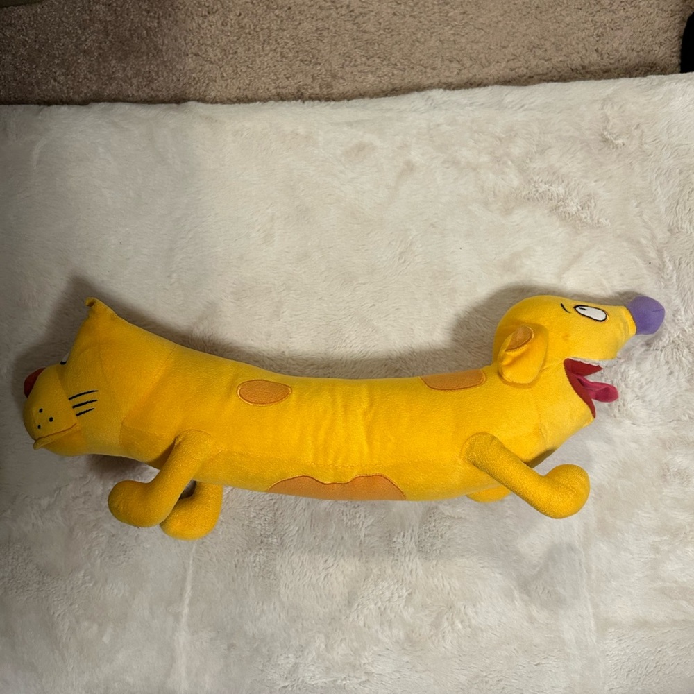 Nickelodeon cat dog plushie stuffed animal 26 inch